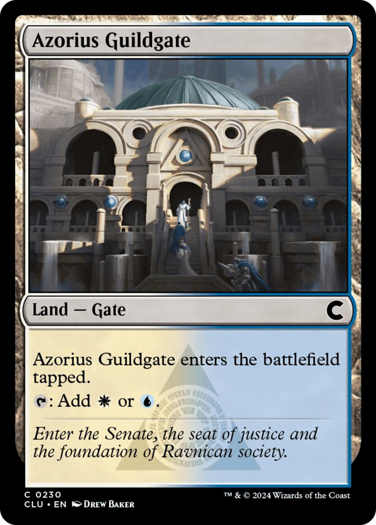 Azorius Guildgate [Ravnica: Clue Edition] | Magic Magpie