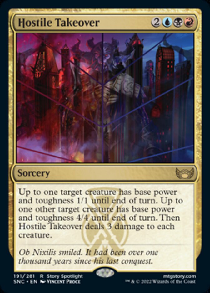 Hostile Takeover [Streets of New Capenna] | Magic Magpie