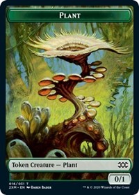 Plant // Saproling Double-sided Token [Double Masters Tokens] | Magic Magpie