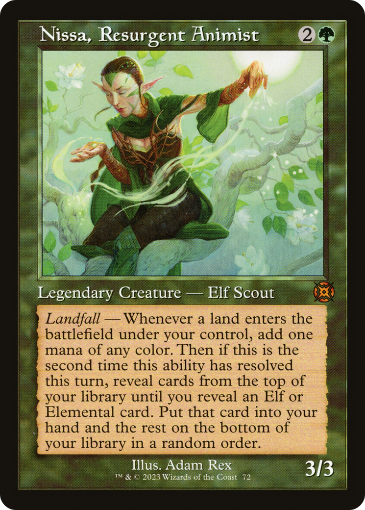 Nissa, Resurgent Animist (Retro) [March of the Machine: The Aftermath] | Magic Magpie