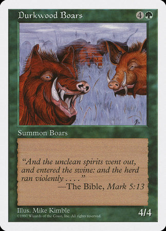 Durkwood Boars [Fifth Edition] | Magic Magpie