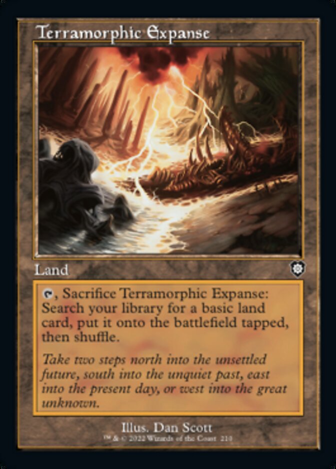 Terramorphic Expanse (Retro) [The Brothers' War Commander] | Magic Magpie