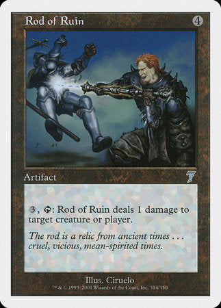 Rod of Ruin [Seventh Edition] | Magic Magpie