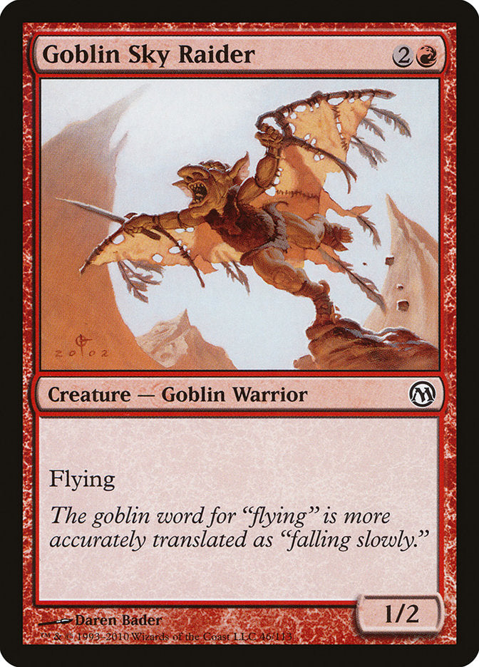 Goblin Sky Raider [Duels of the Planeswalkers] | Magic Magpie