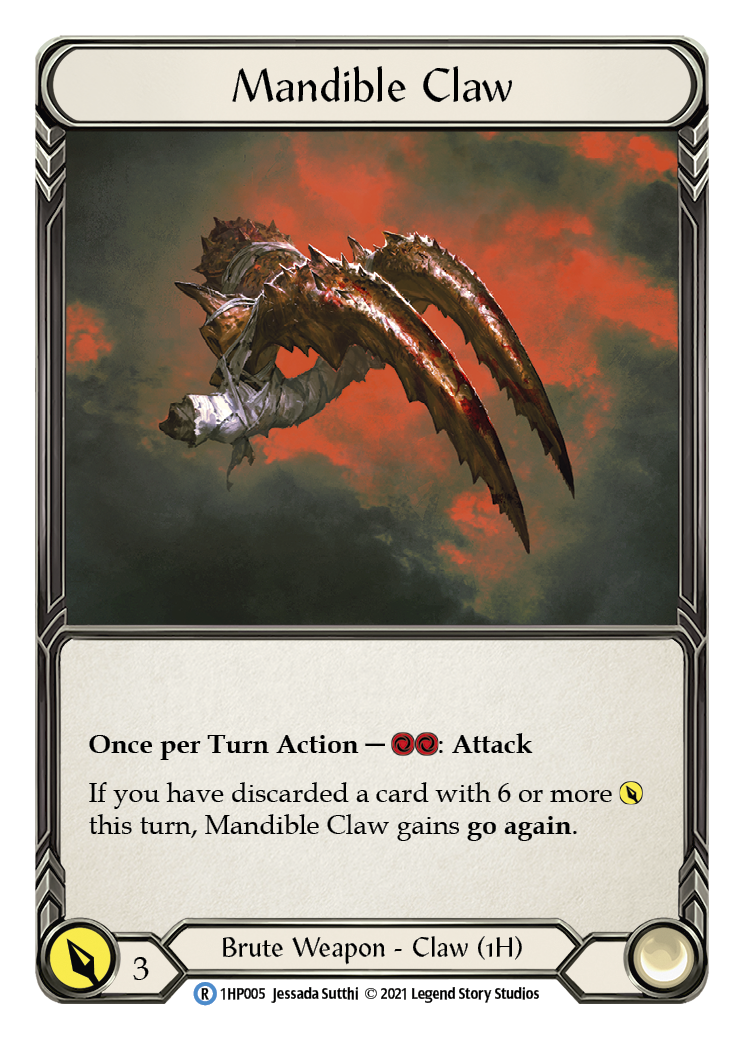 Mandible Claw (Right) [1HP005] | Magic Magpie