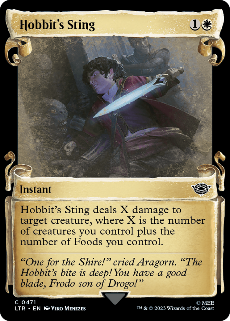 Hobbit's Sting [The Lord of the Rings: Tales of Middle-Earth Showcase Scrolls] | Magic Magpie