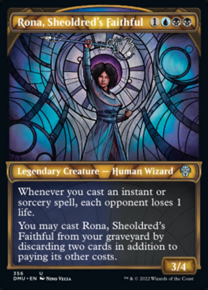 Rona, Sheoldred's Faithful (Showcase Textured) [Dominaria United] | Magic Magpie