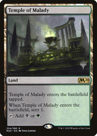 Temple of Malady [Core Set 2020 Promos] | Magic Magpie