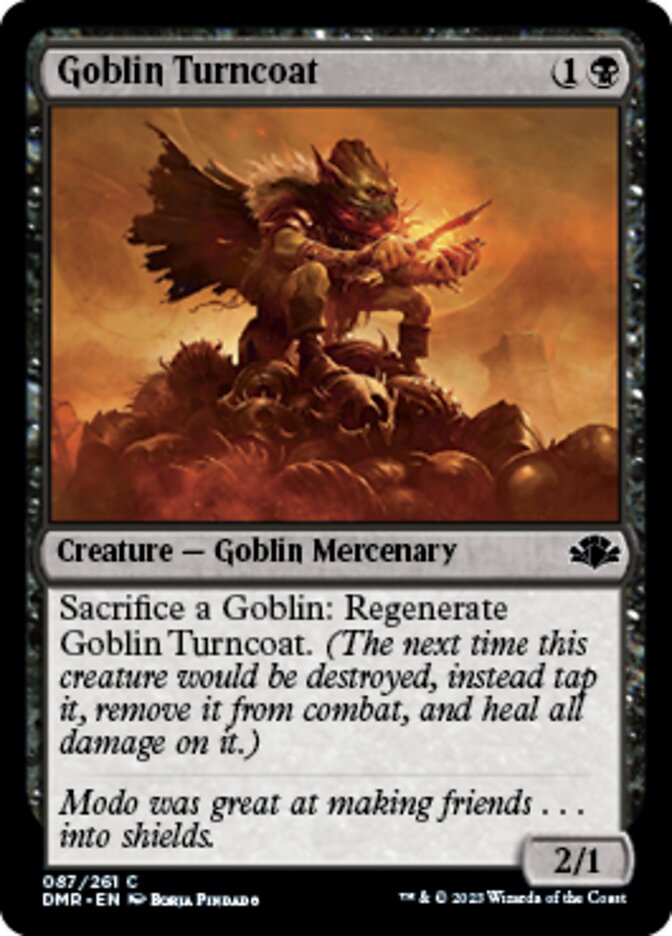 Goblin Turncoat [Dominaria Remastered] | Magic Magpie