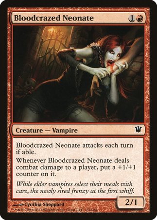 Bloodcrazed Neonate [Innistrad] | Magic Magpie