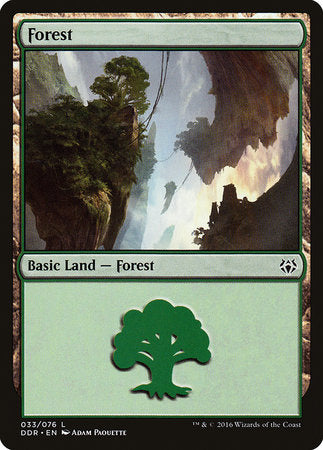 Forest (33) [Duel Decks: Nissa vs. Ob Nixilis] | Magic Magpie