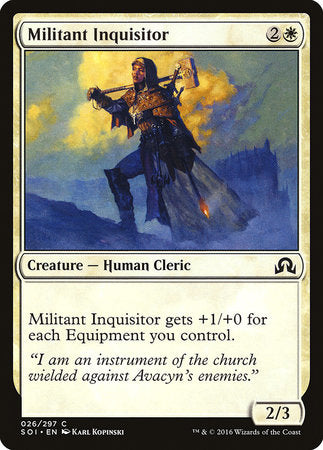 Militant Inquisitor [Shadows over Innistrad] | Magic Magpie