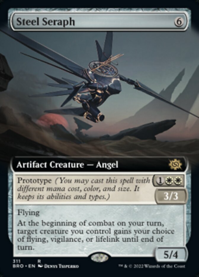 Steel Seraph (Extended Art) [The Brothers' War] | Magic Magpie