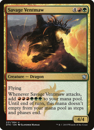 Savage Ventmaw [Dragons of Tarkir] | Magic Magpie