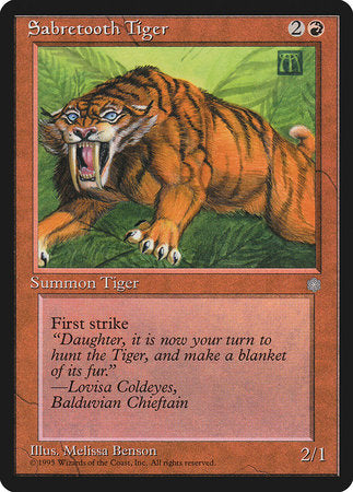 Sabretooth Tiger [Ice Age] | Magic Magpie