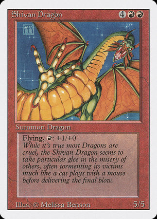 Shivan Dragon [Revised Edition] | Magic Magpie