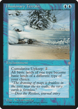 Illusionary Terrain [Ice Age] | Magic Magpie