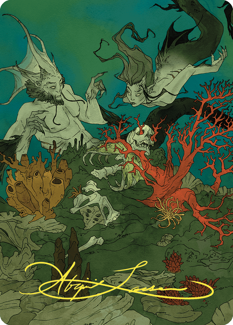Curiosity Art Card (Gold-Stamped Signature) [Wilds of Eldraine Art Series] | Magic Magpie