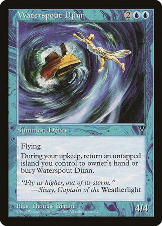 Waterspout Djinn [Visions] | Magic Magpie