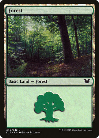 Forest (340) [Commander 2015] | Magic Magpie