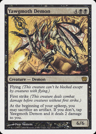 Yawgmoth Demon [Ninth Edition] | Magic Magpie