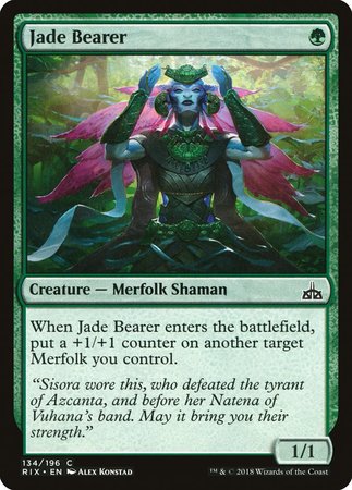 Jade Bearer [Rivals of Ixalan] | Magic Magpie