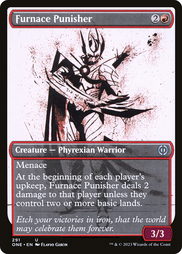 Furnace Punisher (Showcase Ichor) [Phyrexia: All Will Be One] | Magic Magpie