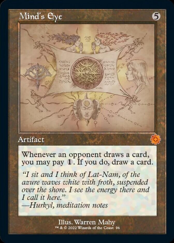 Mind's Eye (Retro Schematic) [The Brothers' War Retro Artifacts] | Magic Magpie