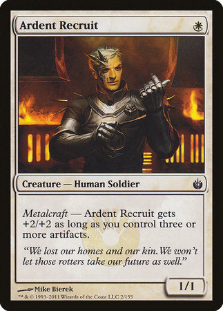 Ardent Recruit [Mirrodin Besieged] | Magic Magpie