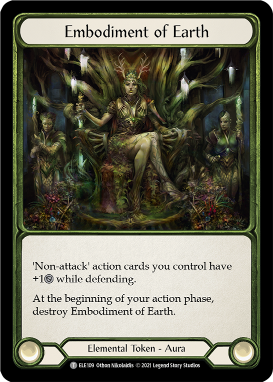 Embodiment of Earth // Embodiment of Lightning [ELE109] (Tales of Aria)  1st Edition Normal | Magic Magpie