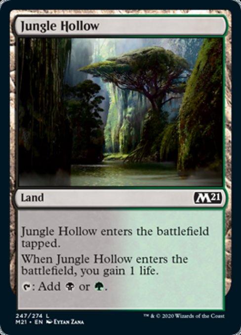 Jungle Hollow [Core Set 2021] | Magic Magpie
