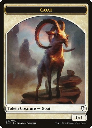 Goat Token [Commander Anthology Volume II Tokens] | Magic Magpie