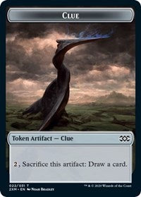 Clue // Wurm (030) Double-sided Token [Double Masters Tokens] | Magic Magpie