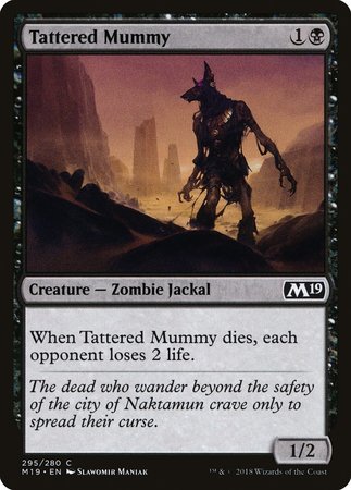 Tattered Mummy [Core Set 2019] | Magic Magpie