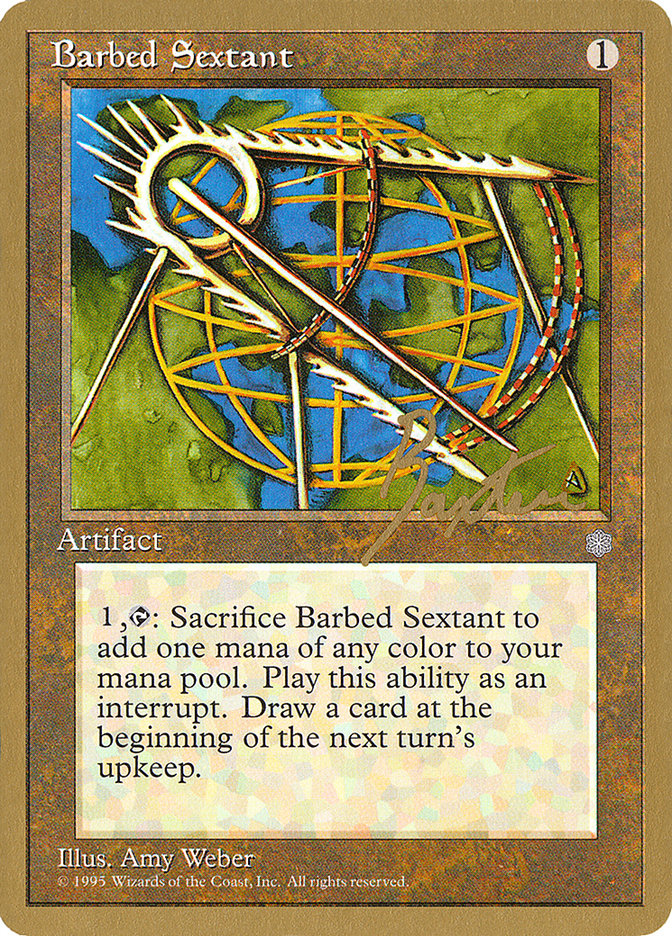 Barbed Sextant (George Baxter) [Pro Tour Collector Set] | Magic Magpie