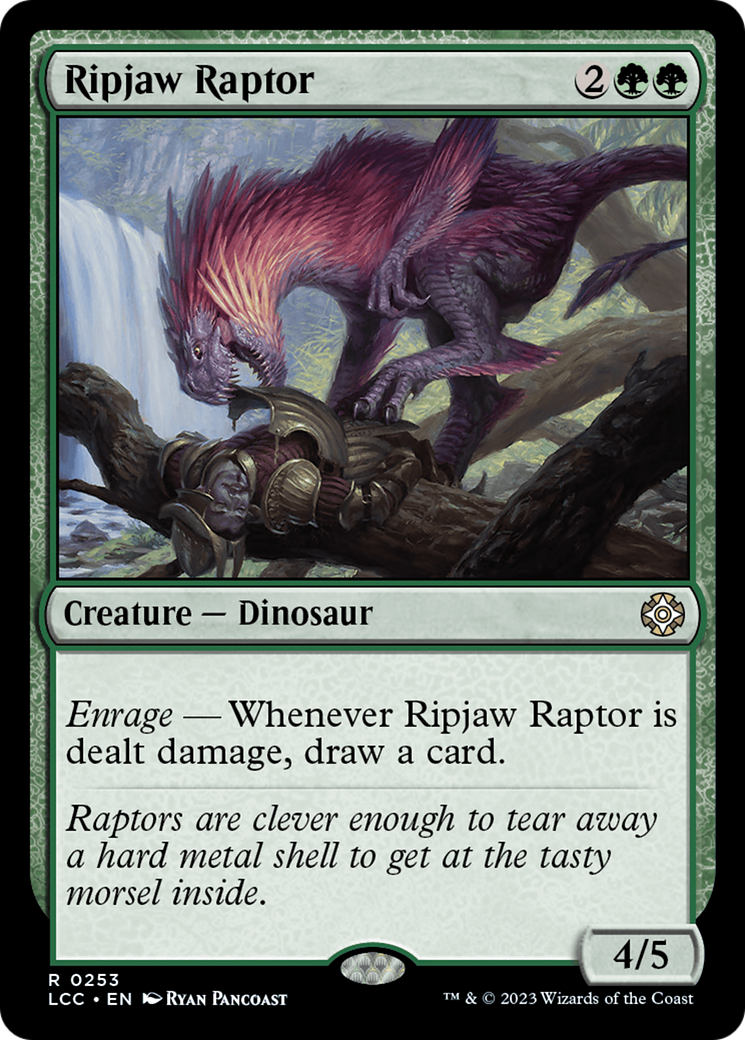Ripjaw Raptor [The Lost Caverns of Ixalan Commander] | Magic Magpie
