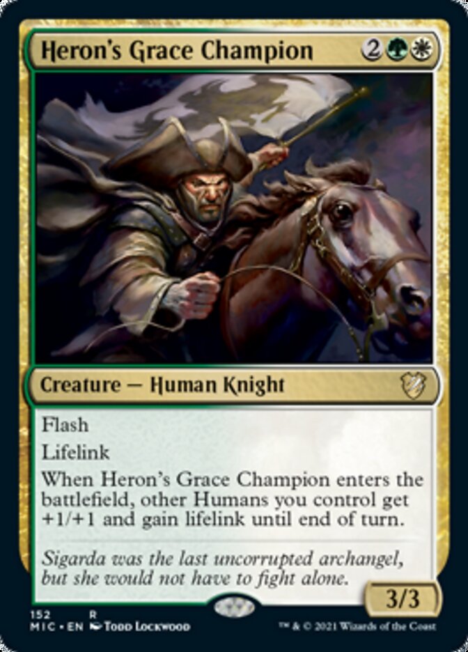 Heron's Grace Champion [Innistrad: Midnight Hunt Commander] | Magic Magpie