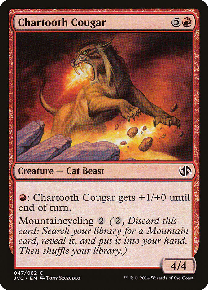 Chartooth Cougar [Duel Decks Anthology] | Magic Magpie