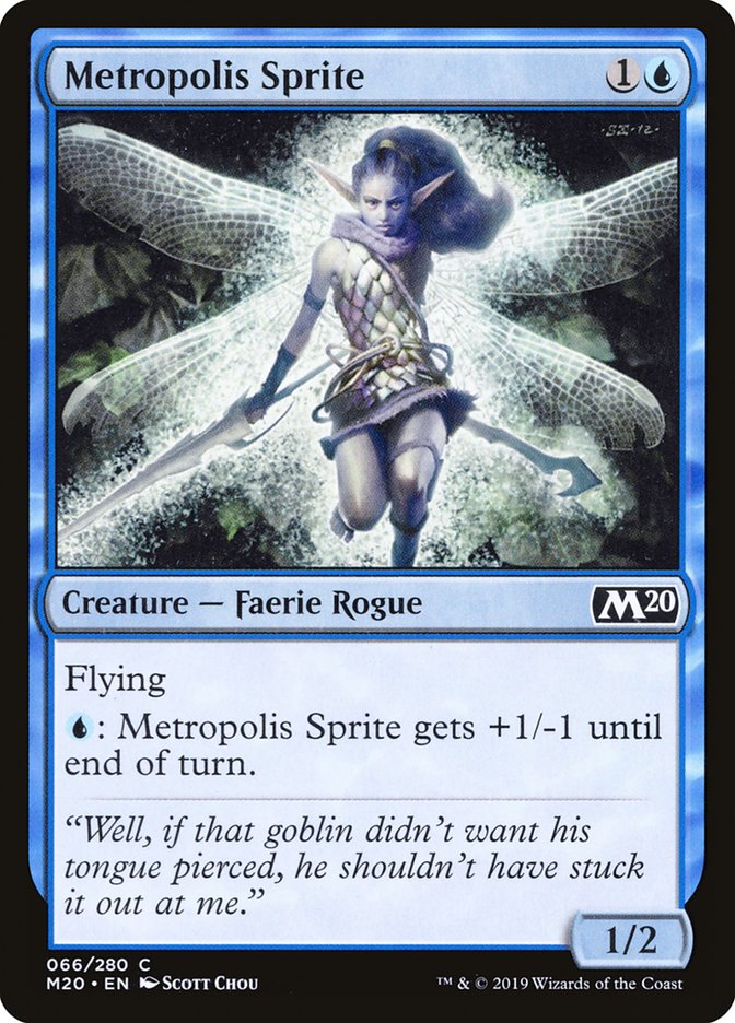 Metropolis Sprite [Core Set 2020] | Magic Magpie