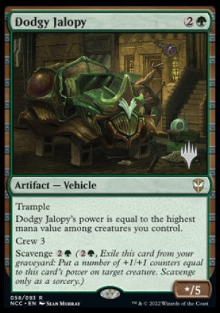 Dodgy Jalopy (Promo Pack) [Streets of New Capenna Commander Promos] | Magic Magpie