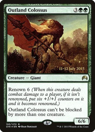 Outland Colossus [Magic Origins Promos] | Magic Magpie