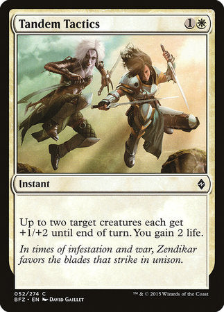 Tandem Tactics [Battle for Zendikar] | Magic Magpie