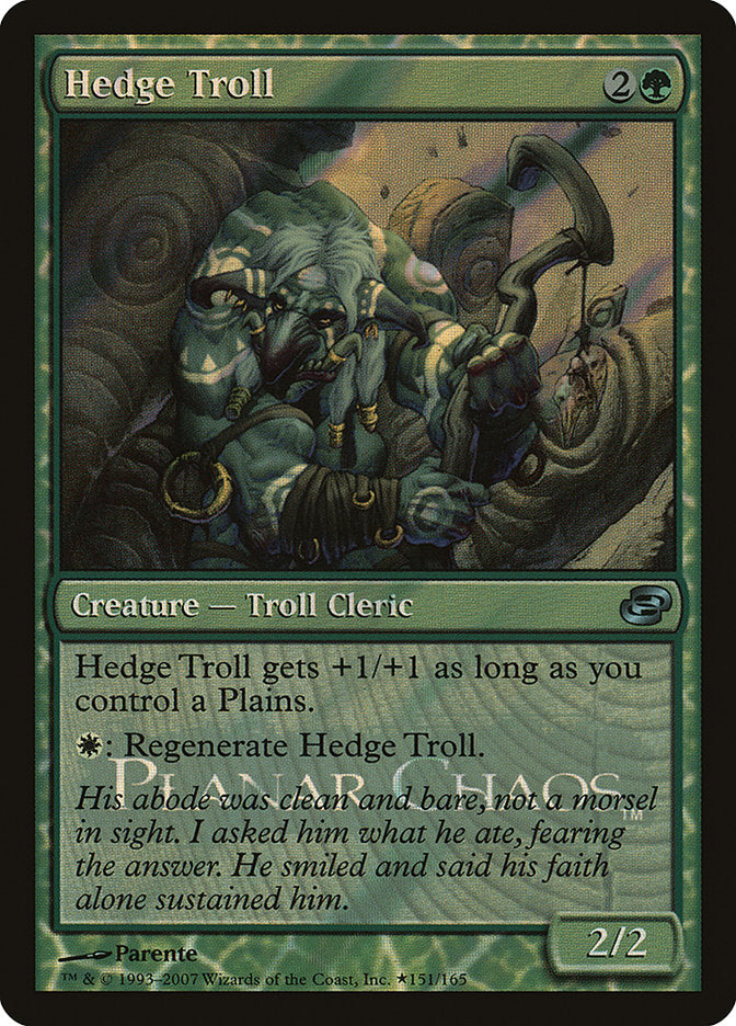 Hedge Troll [Release Events] | Magic Magpie