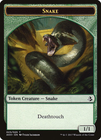 Snake Token [Amonkhet Tokens] | Magic Magpie