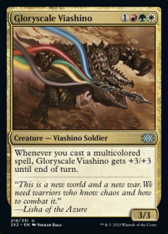 Gloryscale Viashino [Double Masters 2022] | Magic Magpie