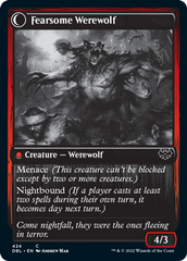 Fearful Villager // Fearsome Werewolf [Innistrad: Double Feature] | Magic Magpie