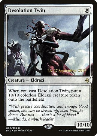 Desolation Twin [Battle for Zendikar Promos] | Magic Magpie