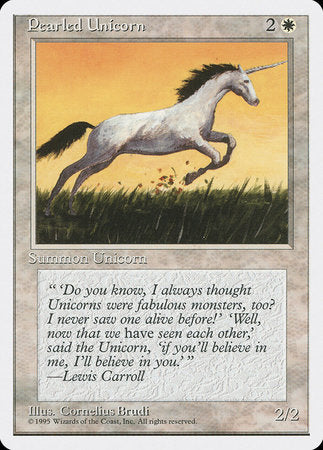 Pearled Unicorn [Fourth Edition] | Magic Magpie