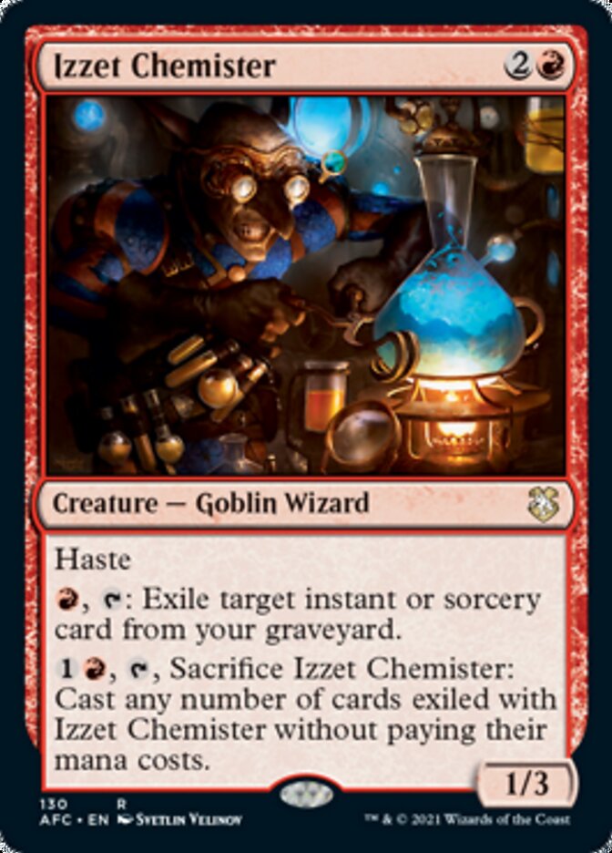 Izzet Chemister [Dungeons & Dragons: Adventures in the Forgotten Realms Commander] | Magic Magpie