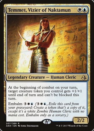 Temmet, Vizier of Naktamun [Amonkhet] | Magic Magpie